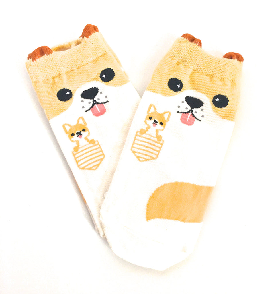 Pomeranian Socks - Chew Time - 3