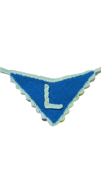 Crochet Initial Bandana