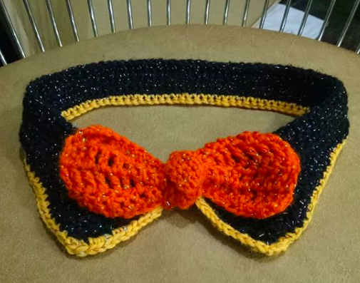 Crochet Premium Collar Bow