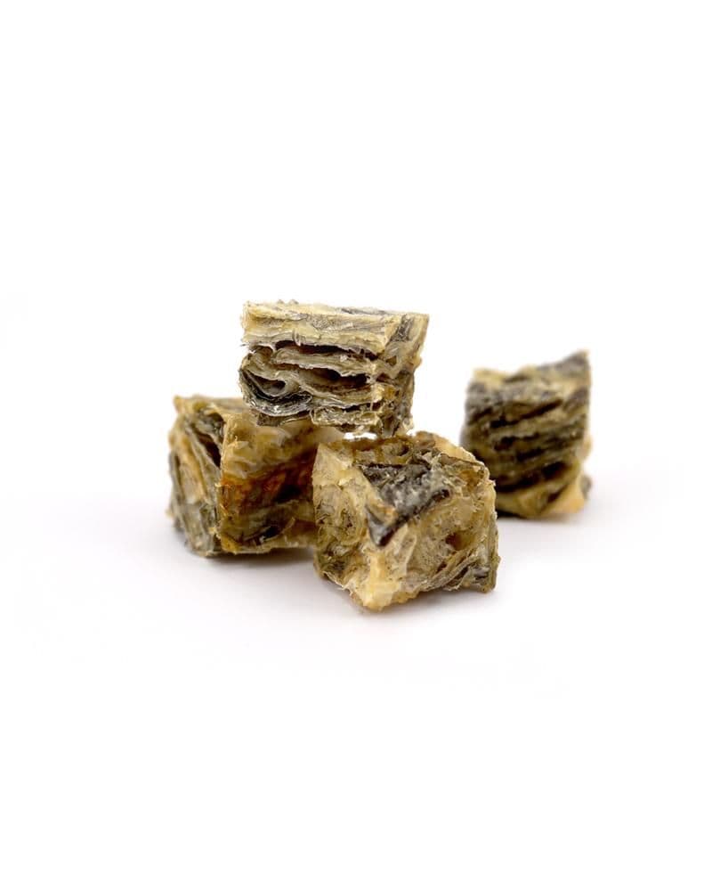 Fish Skin Salmon Cubes